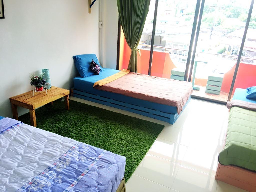 Green Leaf Guesthouse Krabi town Exterior foto
